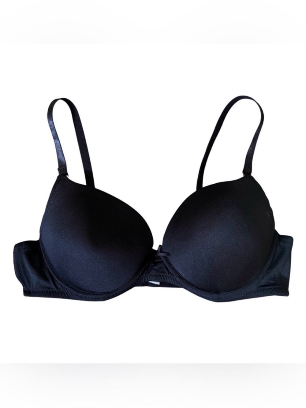 CARRIE AMBER INTIMATES, black lighted padded, padded push up bra, plus size 38C